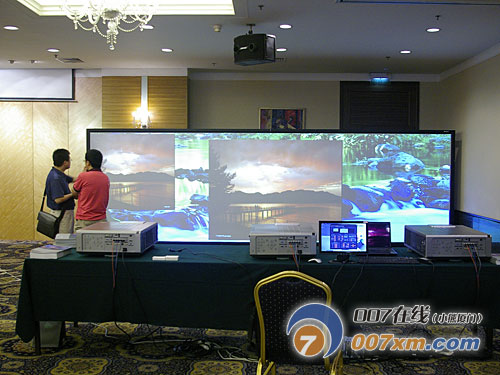 2008夏普3芯片DLP投影机新品发布会