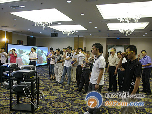 2008夏普3芯片DLP投影机新品发布会