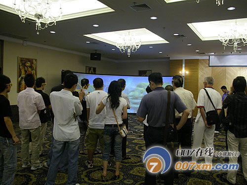 2008夏普3芯片DLP投影机新品发布会